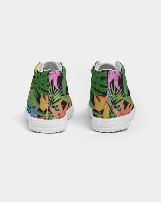 Ashton ATM Tropical vibes collection Kids Hightop Canvas Shoe