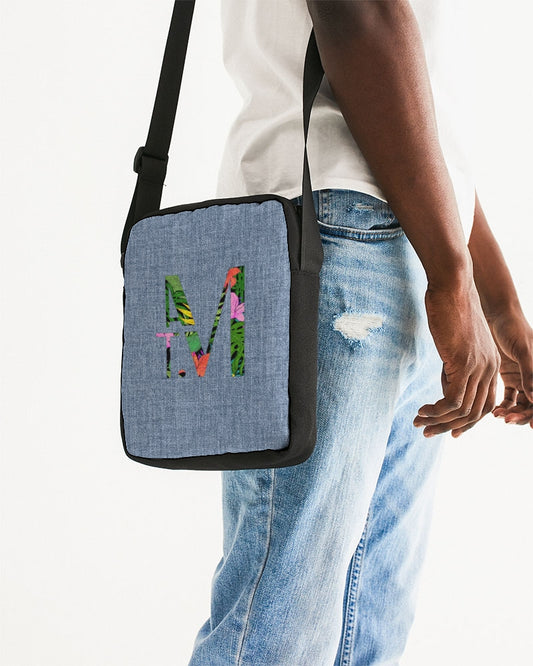 Feelin Tropical Chambray Messenger Pouch