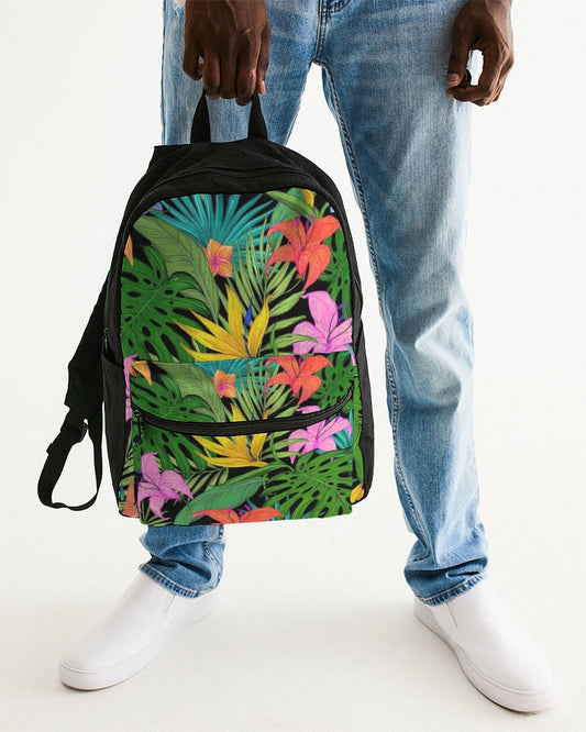 Tropical vibes Small Canvas Backpack