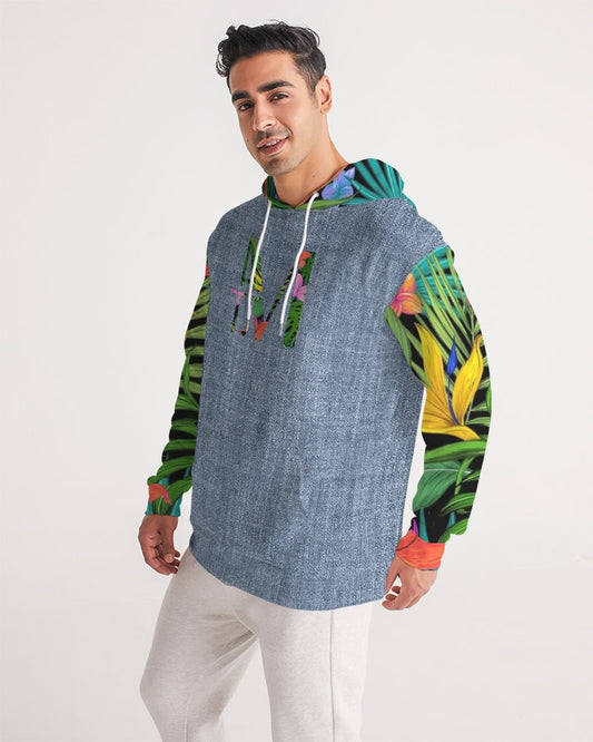 Feelin Tropical Chambray Men's Hoodie
