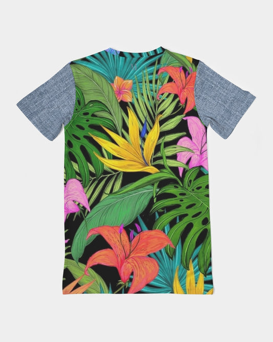 Feelin Tropical Chambray Men's Everyday Pocket Tee