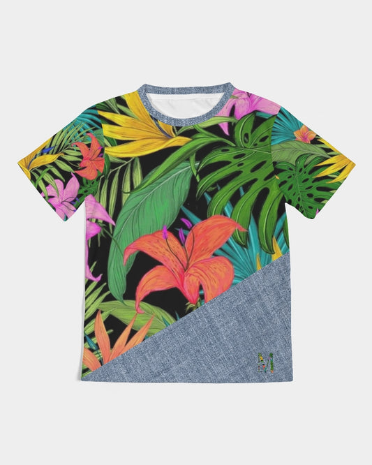 Feelin Tropical Chambray Kids Tee