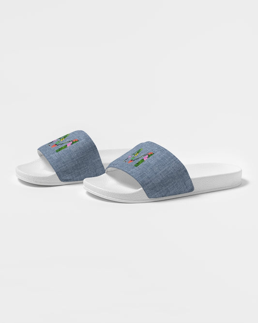 Feelin Tropical Chambray Women's Slide Sandal