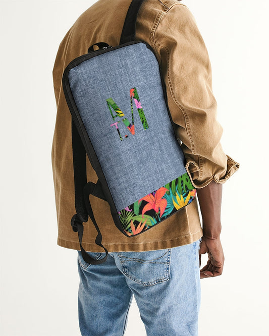 Feelin Tropical Chambray Slim Tech Backpack