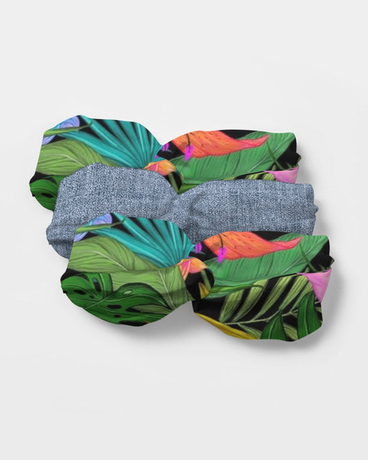 Feelin Tropical Chambray Twist Knot Headband Set