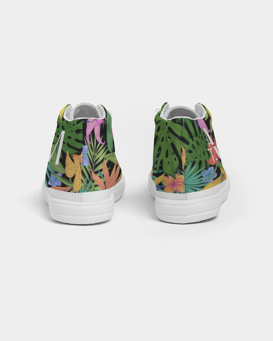 Feelin Tropical Collection Kids Hightop Canvas Shoe