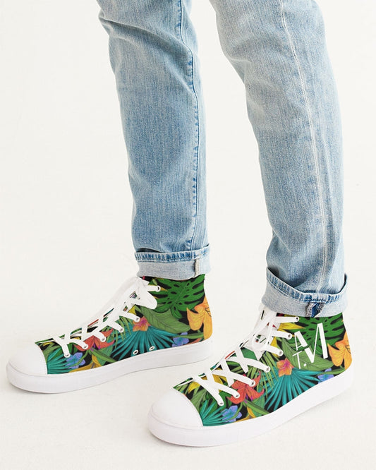 Feelin Tropical Collection Men's Hightop Canvas Shoe
