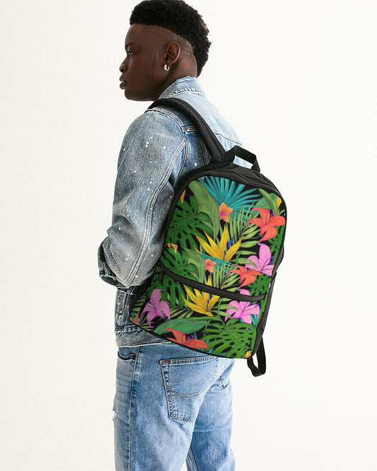 Tropical vibes Small Canvas Backpack