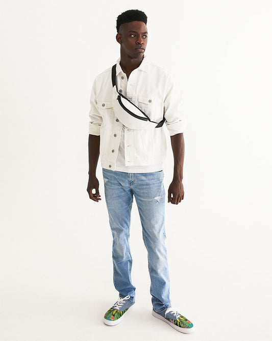 Feelin Tropical Chambray Men's Lace Up Canvas Shoe