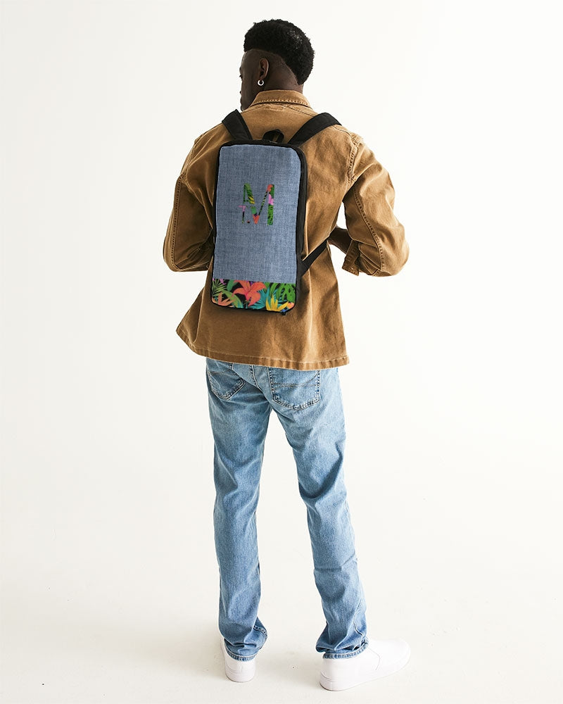 Feelin Tropical Chambray Slim Tech Backpack