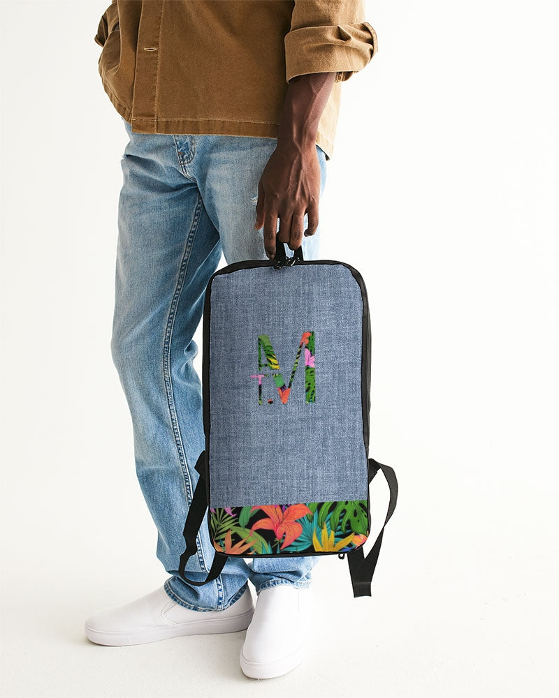 Feelin Tropical Chambray Slim Tech Backpack