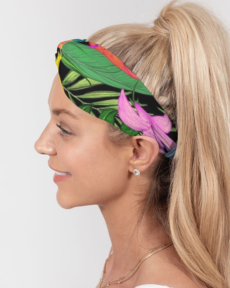 Feelin Tropical Chambray Twist Knot Headband Set