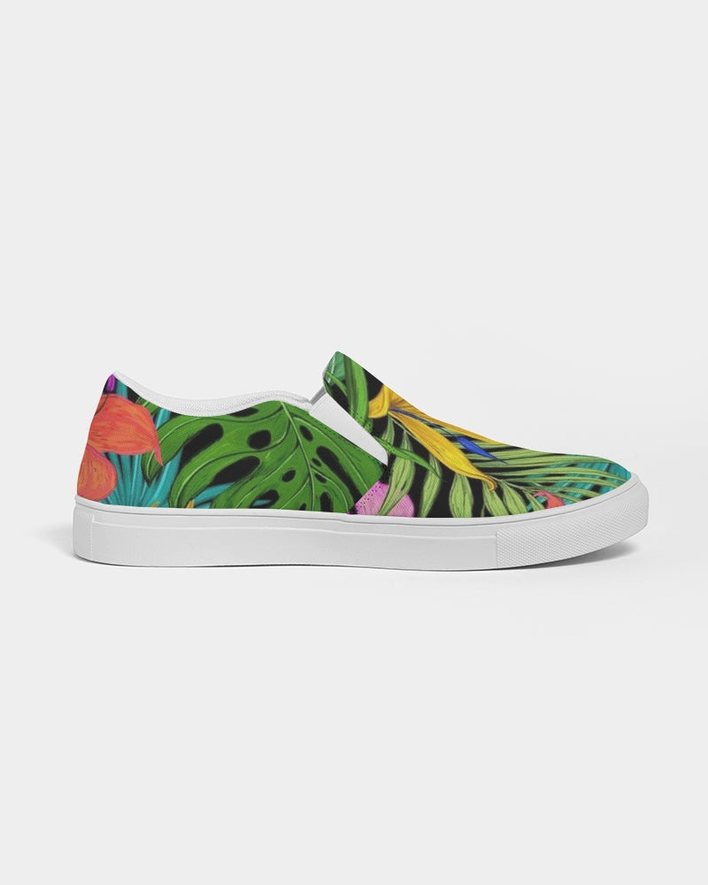 Tropical vibes Women's Slip-On Canvas Shoe