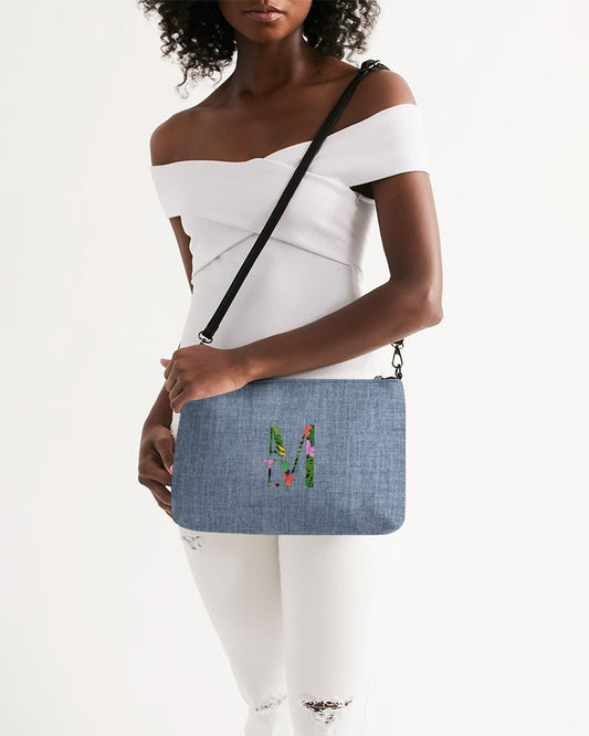 Feelin Tropical Chambray Daily Zip Pouch