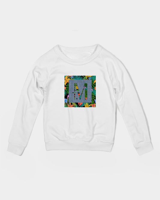 Feelin Tropical Chambray Kids Graphic Sweatshirt