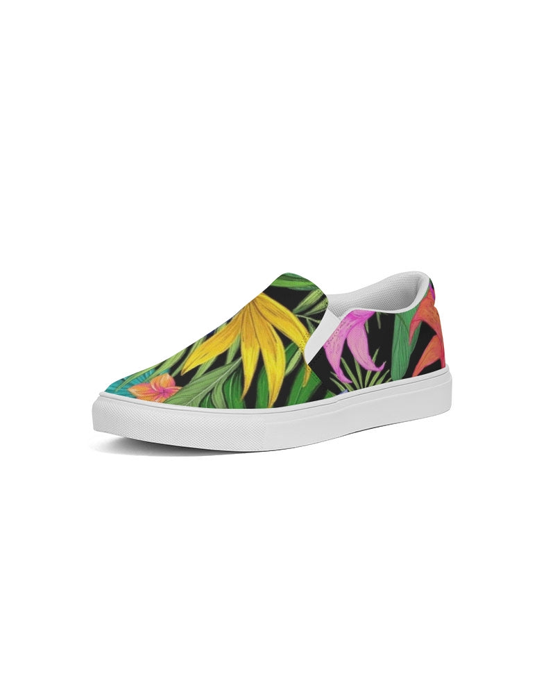 Tropical vibes Women's Slip-On Canvas Shoe